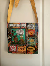 Load image into Gallery viewer, Best Things in Life bag-handmade from recycled materials.