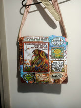 Load image into Gallery viewer, To Live Girl Bag. Handmade from recycled materials.