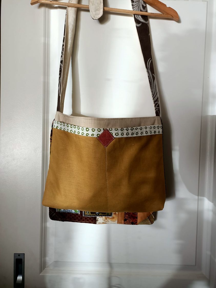 Best Things in Life bag-handmade from recycled materials.