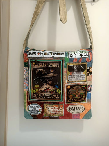 Witches Bag. Handmade from recycled materials.