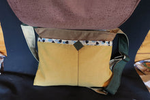 Load image into Gallery viewer, Bike Bag. Handmade from recycled materials.