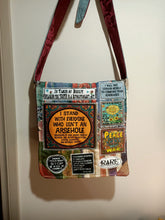 Load image into Gallery viewer, Arsehole Bag. Handmade from recycled materials.
