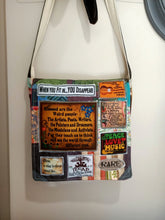 Load image into Gallery viewer, Blessed are the Artists Bag.  Handmade from recycled materials