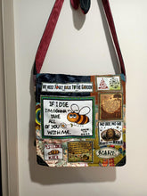 Load image into Gallery viewer, If I Die Bee Bag.  Handmade from recycled materials.