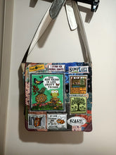 Load image into Gallery viewer, Best Things in Life bag-handmade from recycled materials.