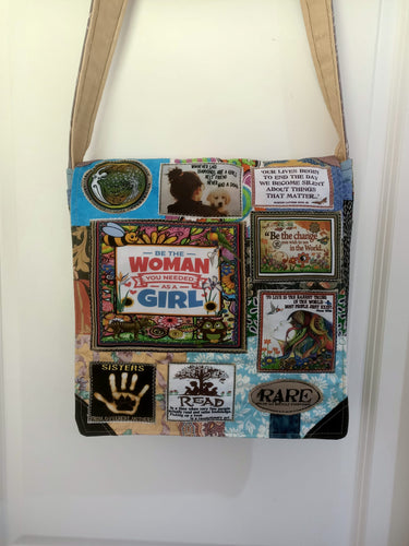 Be the Woman Bag. Handmade from recycled materials.