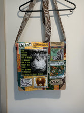Load image into Gallery viewer, Chimp Leave Behind Bag. Handmade from recycled materials.