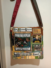 Load image into Gallery viewer, Extinction bag.  Handmade from recycled materials
