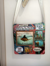 Load image into Gallery viewer, Goldfish Bag. Handmade from recycled materials.