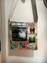 Load image into Gallery viewer, Jane Goodall Bag. Handmade from recycled materials.