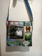 Load image into Gallery viewer, Jane Goodall Bag. Handmade from recycled materials.