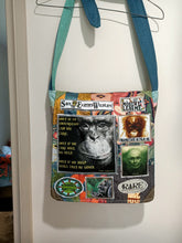 Load image into Gallery viewer, Jane Goodall Bag. Handmade from recycled materials.