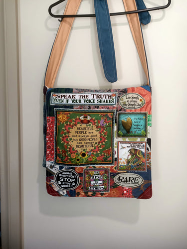 Good People Bag. Handmade from recycled materials.