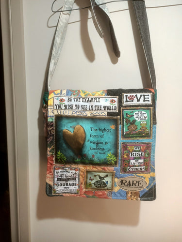 Kindness bag.  Handmade from recycled materials