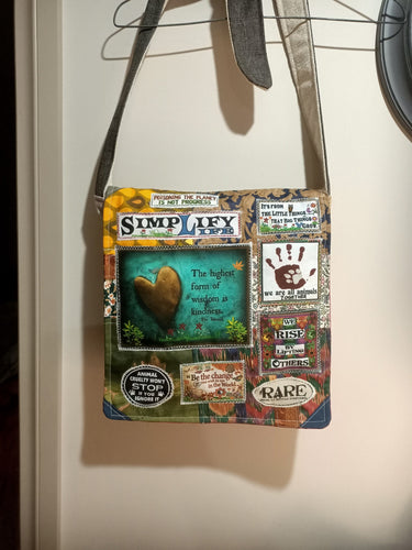 Kindness bag.  Handmade from recycled materials