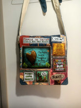 Load image into Gallery viewer, Kindness bag.  Handmade from recycled materials