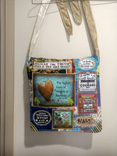 Load image into Gallery viewer, Kindness bag.  Handmade from recycled materials