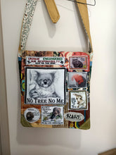Load image into Gallery viewer, Save the Koala Bag. Handmade from recycled materials.