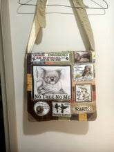 Load image into Gallery viewer, Save the Koala Bag. Handmade from recycled materials.