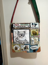 Load image into Gallery viewer, Save the Koala Bag. Handmade from recycled materials.