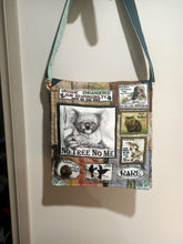 Load image into Gallery viewer, Save the Koala bag..handmade from recycled materials by me.
