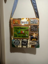 Load image into Gallery viewer, I Like other Animals Bag. Handmade from recycled materials.