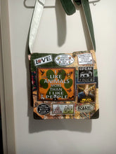 Load image into Gallery viewer, I Like other Animals Bag. Handmade from recycled materials.