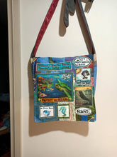 Load image into Gallery viewer, Protect the Oceans Bag. Handmade from recycled materials.