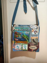 Load image into Gallery viewer, Protect the Oceans Bag. Handmade from recycled materials.