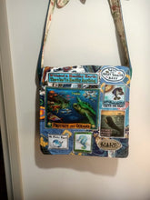 Load image into Gallery viewer, Protect the Oceans Bag. Handmade from recycled materials.
