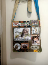 Load image into Gallery viewer, Platypus Bag. Handmade from recycled materials.