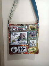 Load image into Gallery viewer, Platypus Bag. Handmade from recycled materials.
