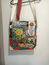 Load image into Gallery viewer, Sunflower Bag. Handmade from recycled materials.