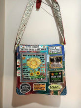 Load image into Gallery viewer, Sunflower Bag. Handmade from recycled materials.