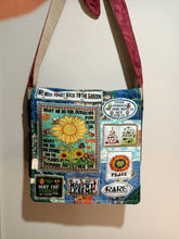 Load image into Gallery viewer, Sunflower Bag. Handmade from recycled materials.