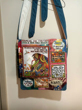 Load image into Gallery viewer, To Live Girl Bag. Handmade from recycled materials.