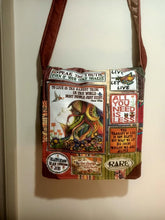 Load image into Gallery viewer, To Live Girl Bag. Handmade from recycled materials.