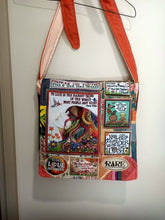 Load image into Gallery viewer, To Live Girl Bag. Handmade from recycled materials.