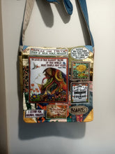 Load image into Gallery viewer, To Live Girl Bag. Handmade from recycled materials.