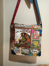 Load image into Gallery viewer, To Live Girl Bag. Handmade from recycled materials.