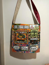 Load image into Gallery viewer, Tree of Life Bag. Handmade from recycled materials.