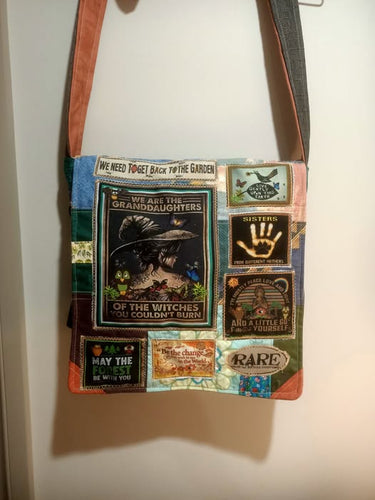 Witches Bag. Handmade from recycled materials.