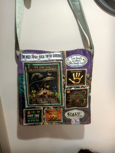Witches Bag. Handmade from recycled materials.