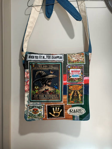 Witches Bag. Handmade from recycled materials.