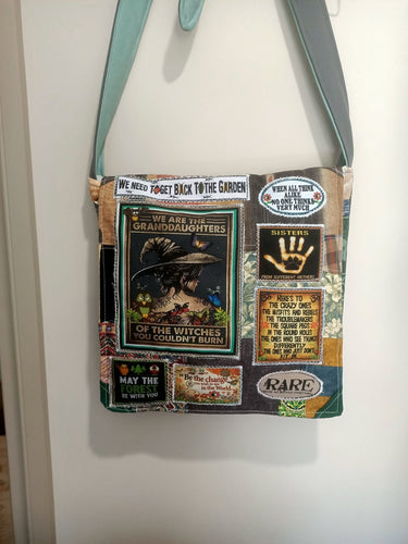 Witches Bag. Handmade from recycled materials.