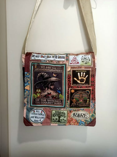 Witches Bag. Handmade from recycled materials.