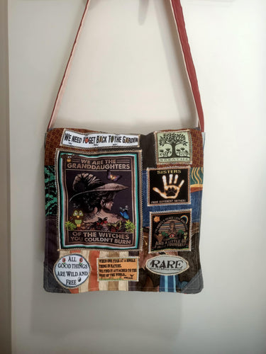 Witches Bag. Handmade from recycled materials.