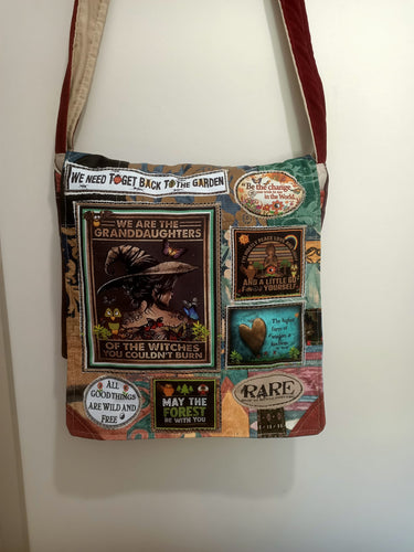 Witches Bag. Handmade from recycled materials.