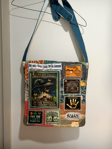 Witches Bag. Handmade from recycled materials.