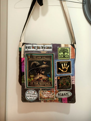 Witches Bag. Handmade from recycled materials.